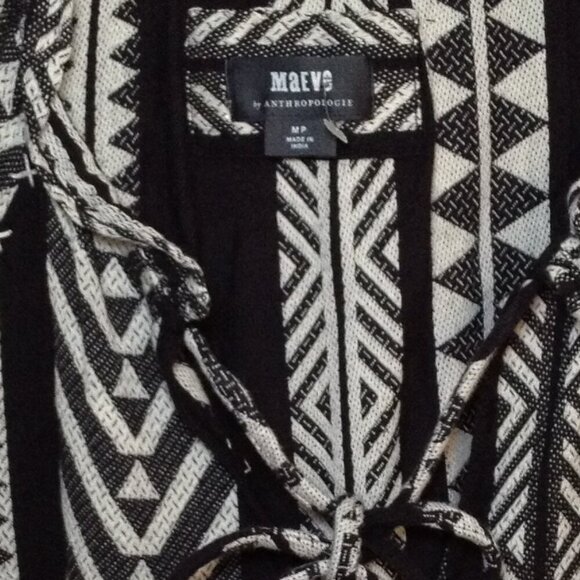 Anthropologie (MAEVE) Dominque "MP" Tribal Tunic Dress; Coachella, Boho, Hippie - Picture 3 of 8